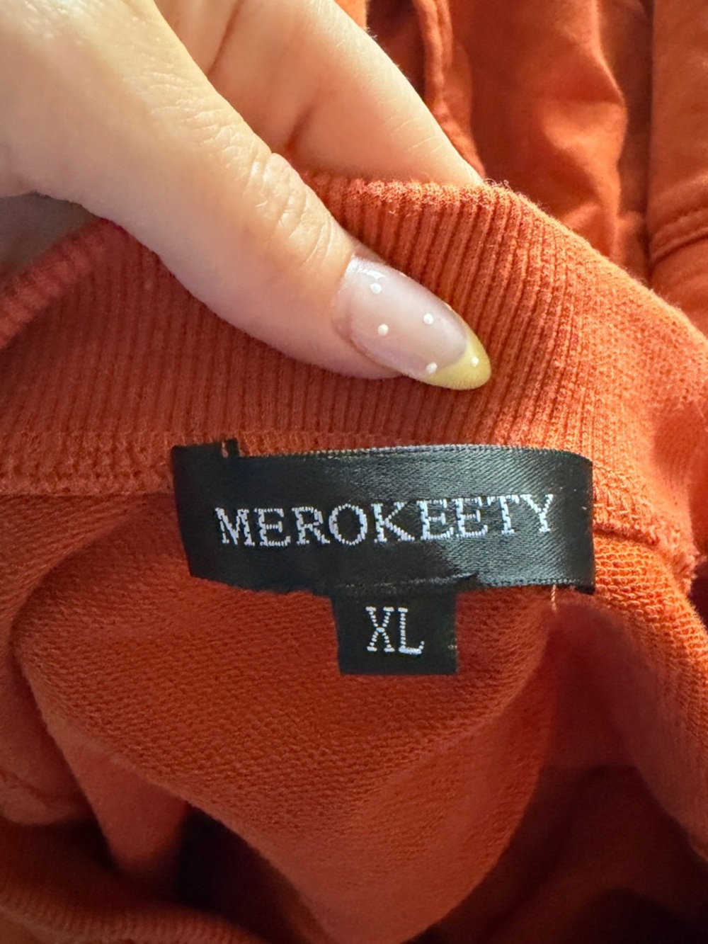 Soft Orange Drawstring Lounge Set - Picture 5 of 5